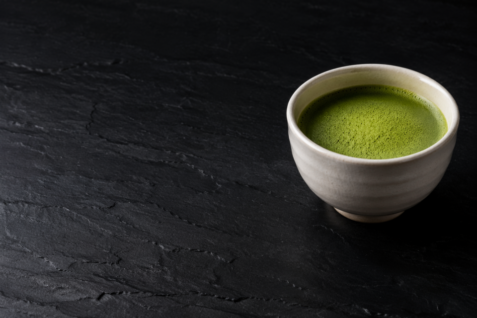 cup of ceremonial matcha